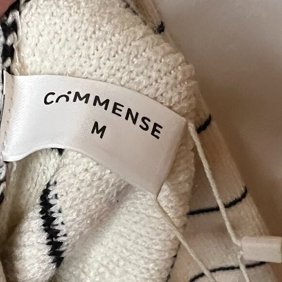 COMMENSE Striped Crop Cardigan Size M - Picture 6 of 6